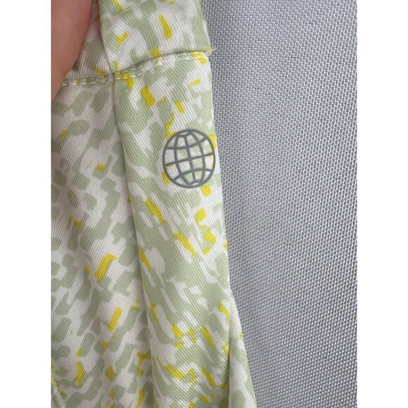 Adidas Womens Athletic Skort Size S Light Green & Yellow Abstract Print - Picture 6 of 6